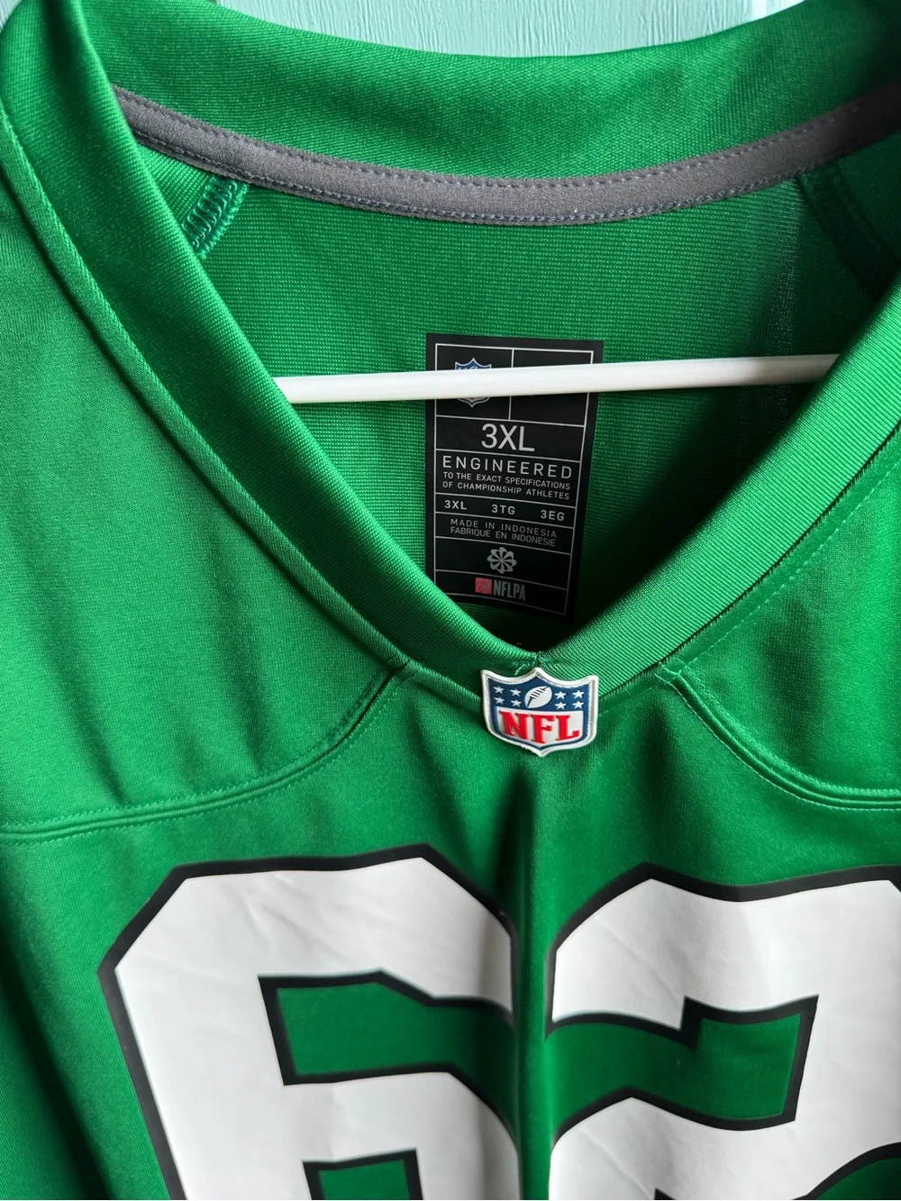 Nike Eagles Football Jersey #62